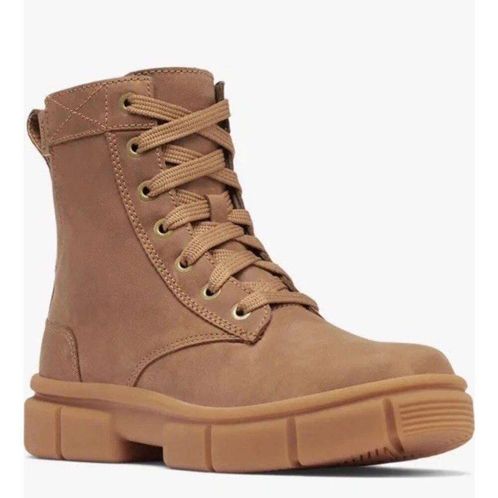 SOREL Women's Explorer Lace-Up Boot, Velvet Tan, Size 10.5 Waterproof NEW